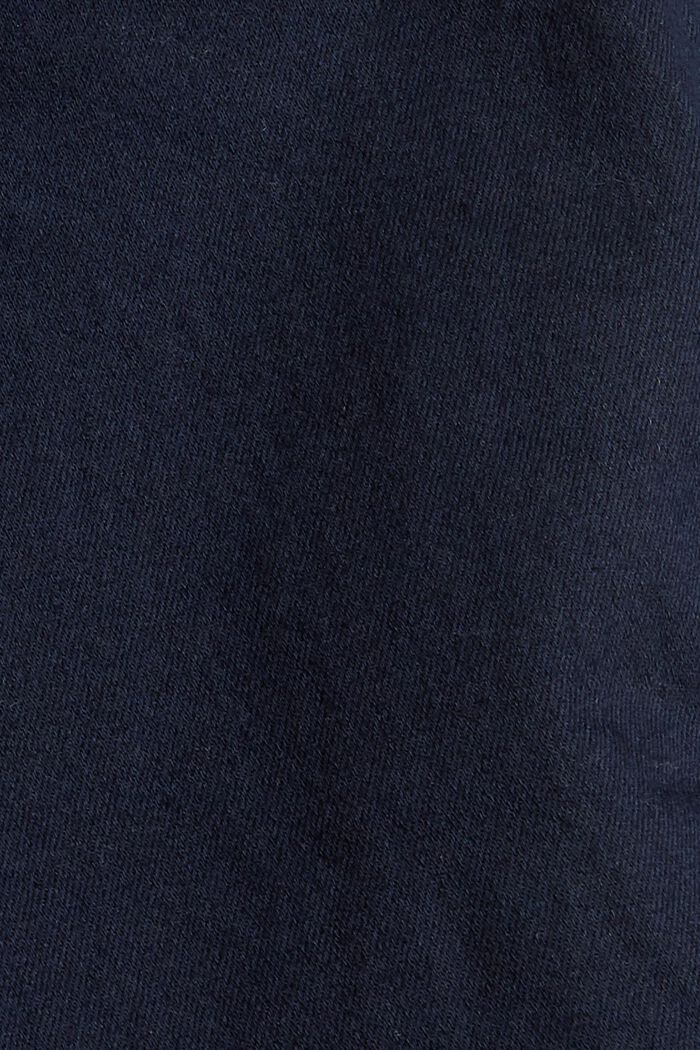 Jeans med høj talje, økologisk bomuldsblanding, BLUE RINSE, detail image number 4