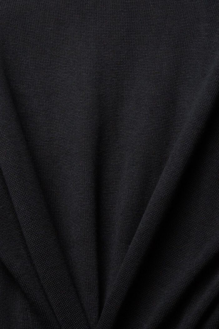 Cardigan med hætte, BLACK, detail image number 1