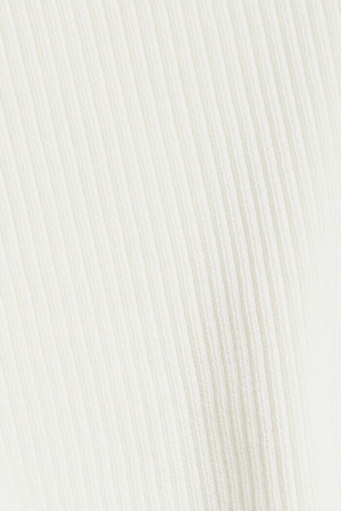 Cardigan af 100% økologisk bomuld, OFF WHITE, detail image number 1