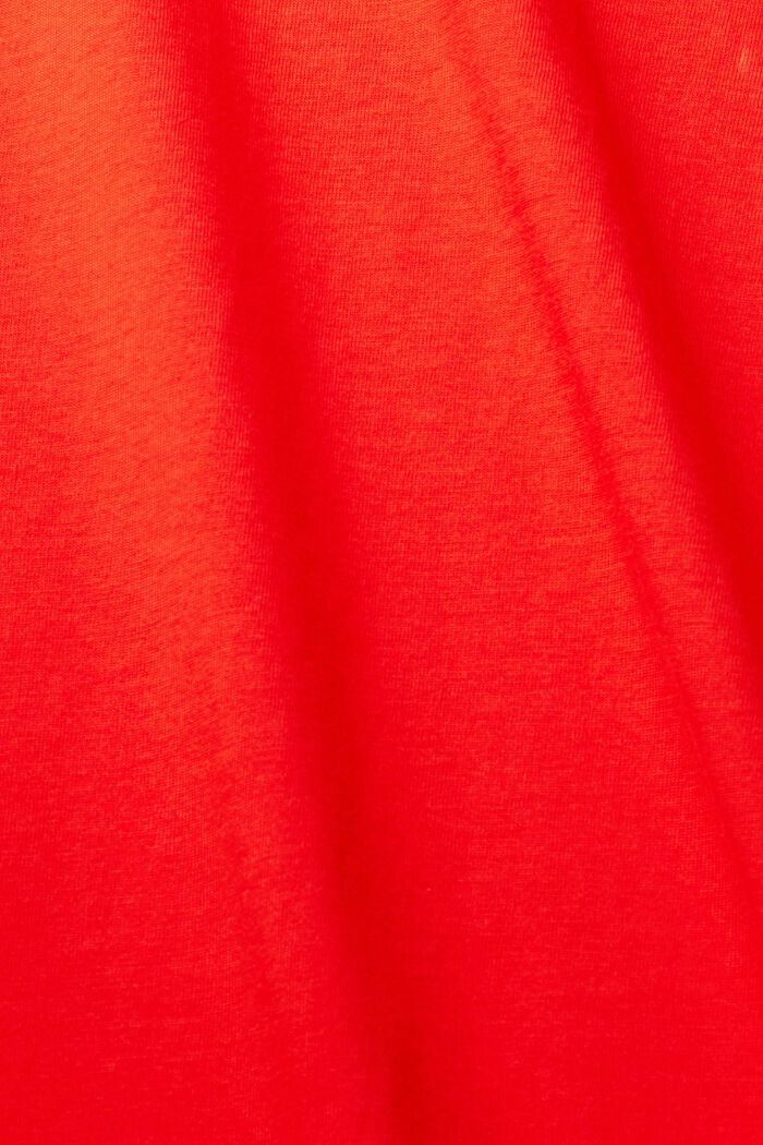 Jersey-T-shirt, 100% bomuld, RED, detail image number 1