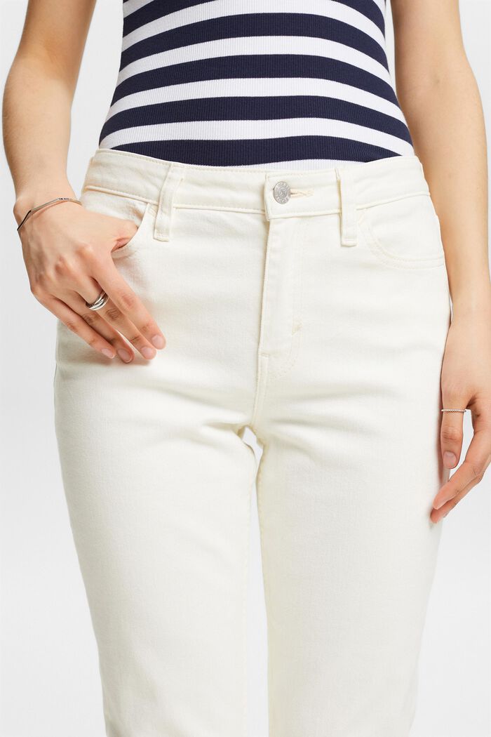 Bootcut-jeans med høj talje, OFF WHITE, detail image number 4