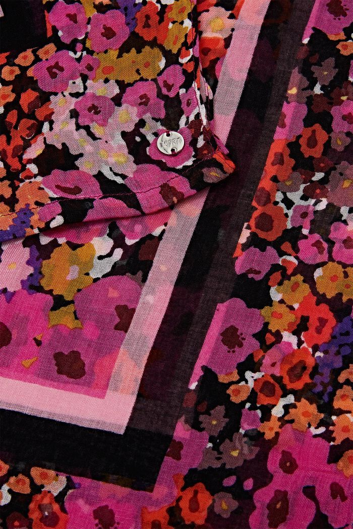 Blomstret sjal, NAVY, detail image number 1