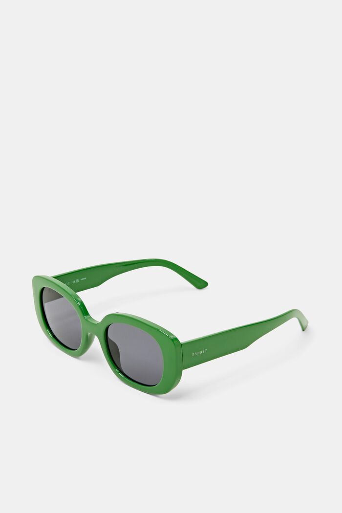 Firkantede solbriller, GREEN, detail image number 2