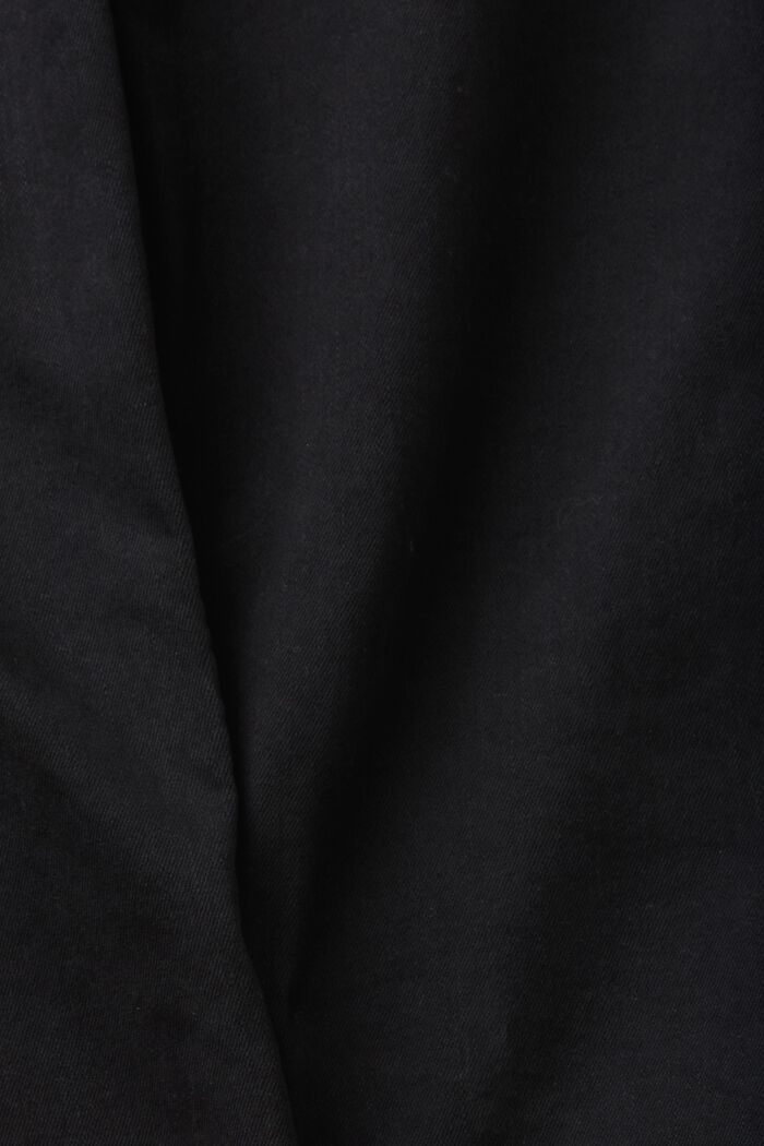 Capri-jeans med mellemhøj talje, BLACK, detail image number 6