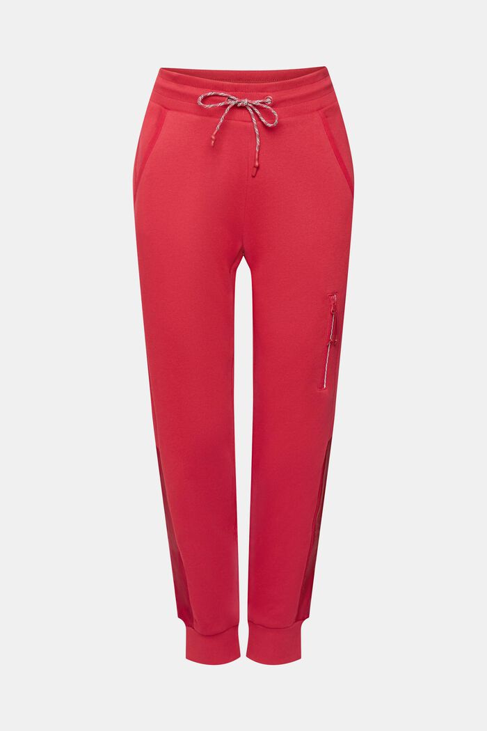 Sweatpants med lomme på benet, CHERRY RED, detail image number 6