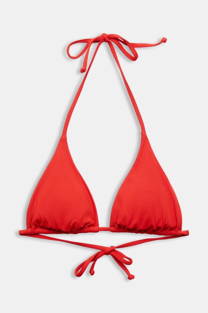 Polstret trekant-bikinitop, DARK RED, detail image number 4