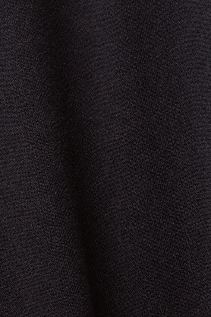 Garment-dyed T-shirt i jersey, 100 % bomuld, BLACK, detail image number 5