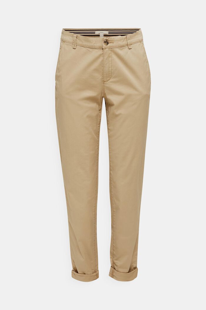 Stretch-chinos med lycra xtra life™, BEIGE, detail image number 6