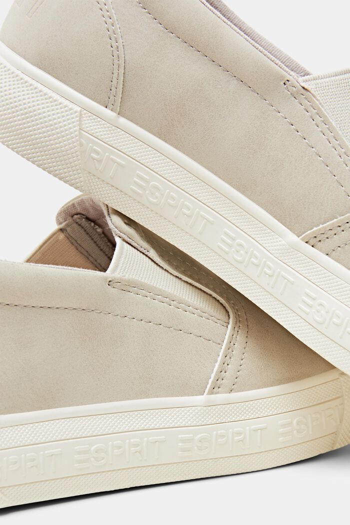Veganske slip-on sneakers, BEIGE, detail image number 3