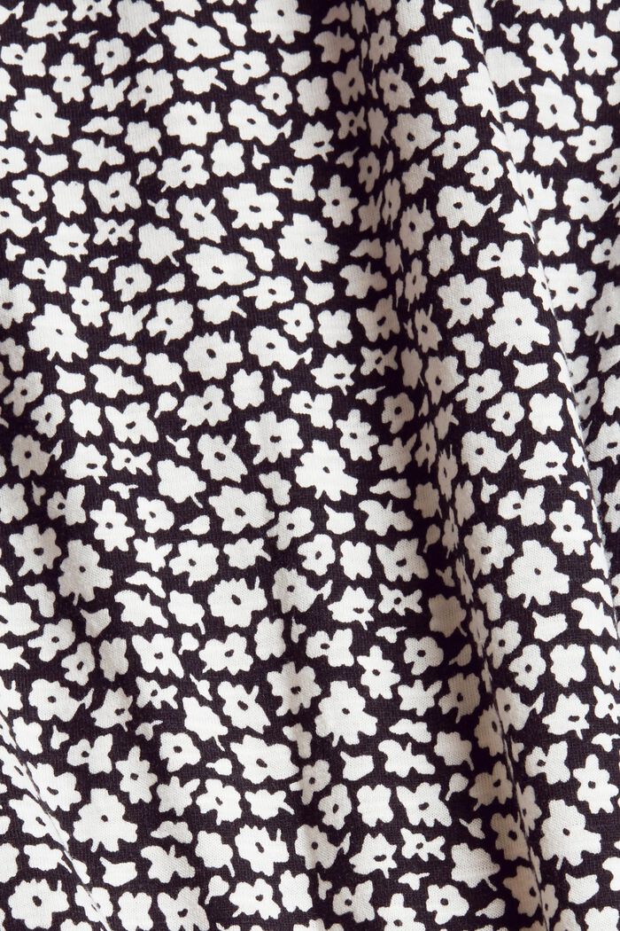 Langærmet i skjortelook, økologisk bomuldsblanding, BLACK, detail image number 1