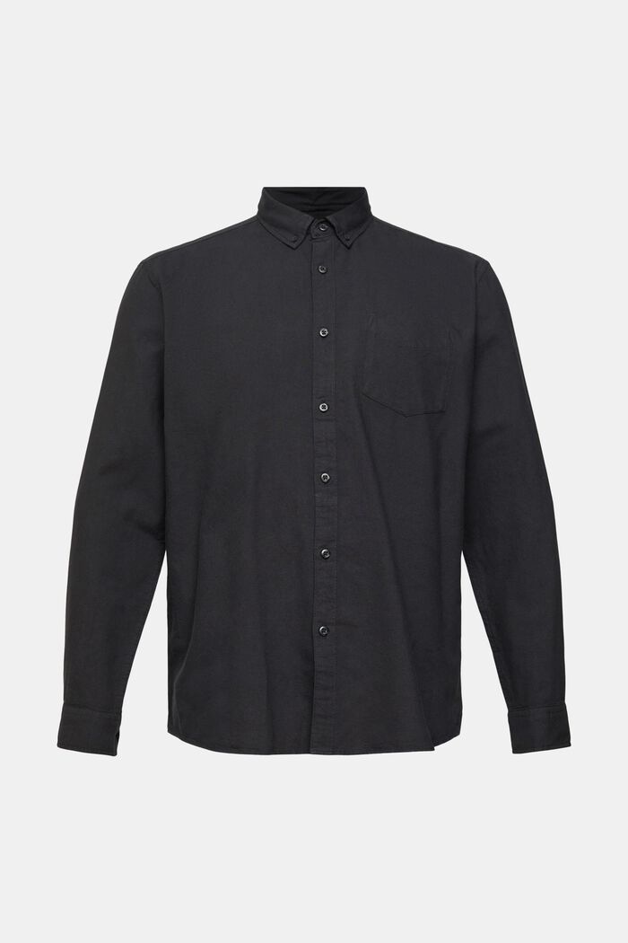 Skjorte med button down-krave, BLACK, detail image number 2