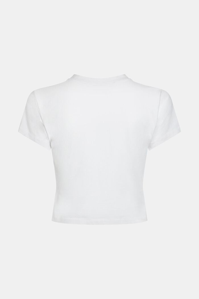 Cropped T-shirt, WHITE, detail image number 6