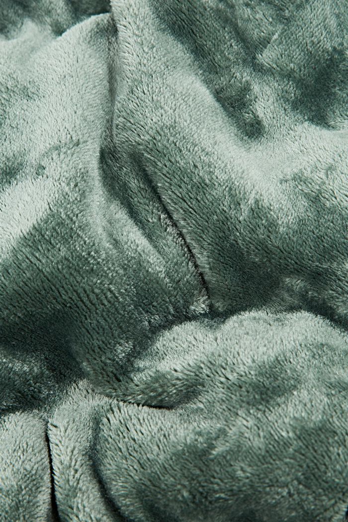 Fleece-plaid, DARK GREEN, detail image number 2
