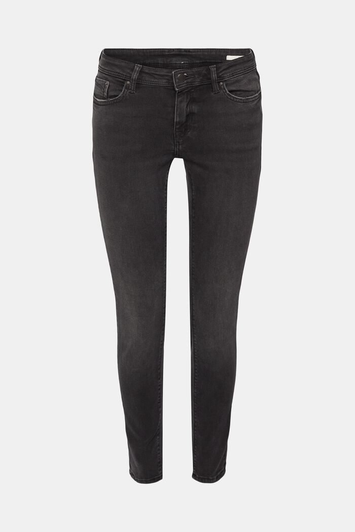 Jeans med skinny fit, BLACK DENIM, detail image number 6