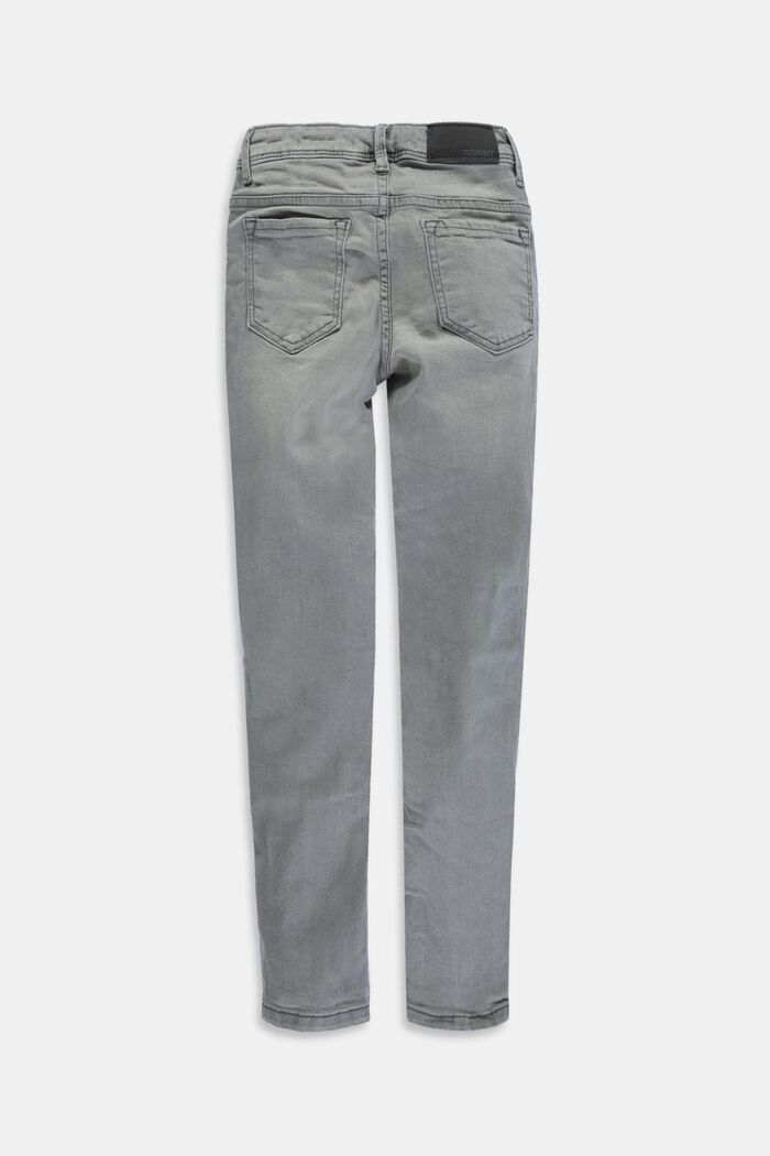 Jeans med justerbar livvidde, GREY MEDIUM WASHED, detail image number 1