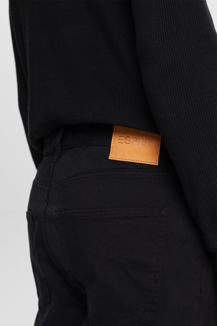 Klassiske lige bukser, BLACK, detail image number 4