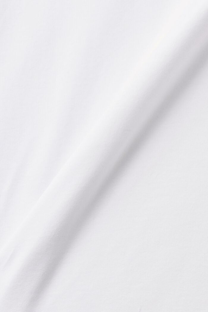 T-shirt med bådudskæring, WHITE, detail image number 4