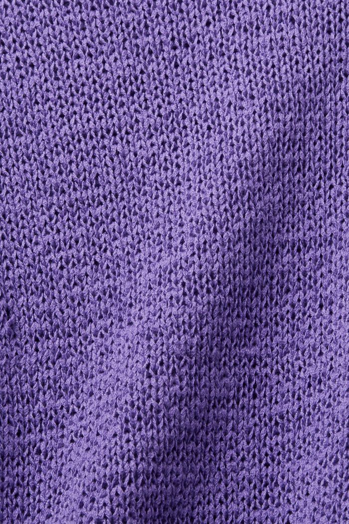 Sweater i løs strik, PURPLE, detail image number 6