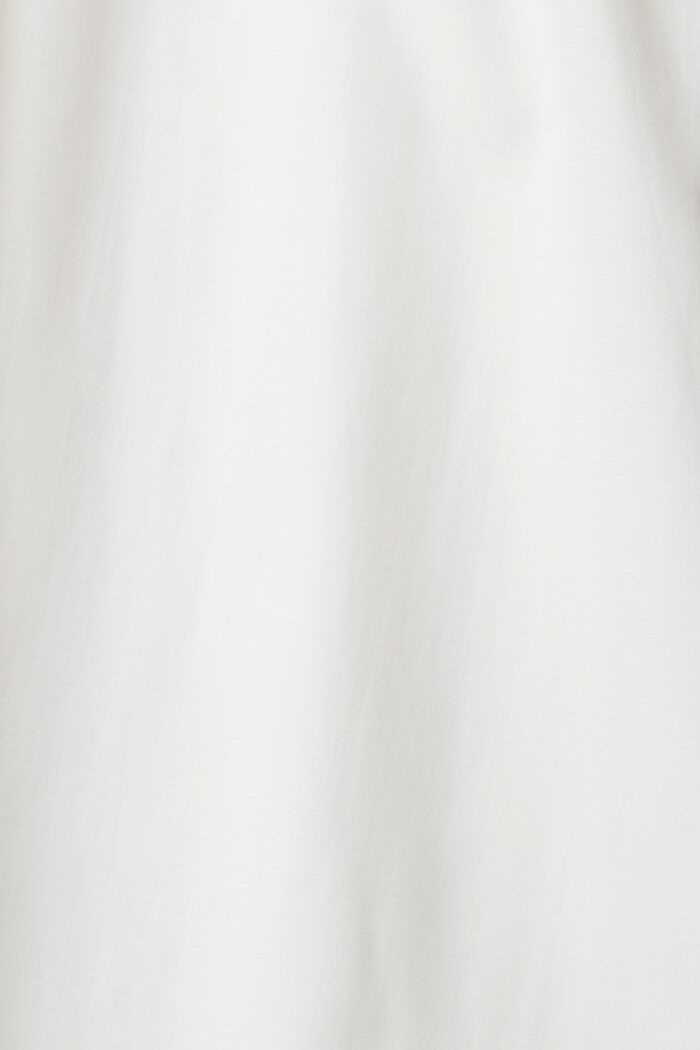 Bluse med nøglehulsudskæring, LENZING™ ECOVERO™, OFF WHITE, detail image number 4