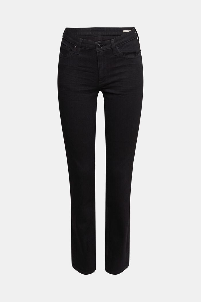 Jeans med vide ben, BLACK RINSE, detail image number 8