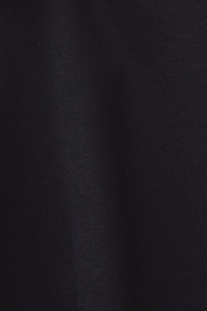 Genanvendt: oversized hættetrøje med lynlås, BLACK, detail image number 5