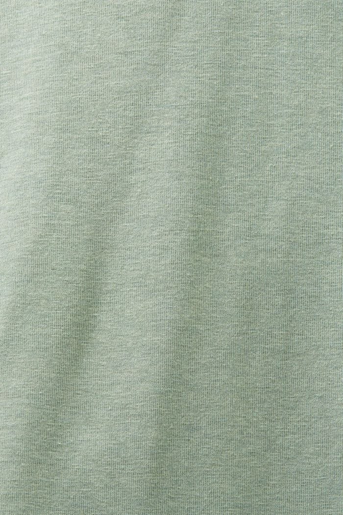 Pyjamassæt i jersey med blonde, DUSTY GREEN, detail image number 4