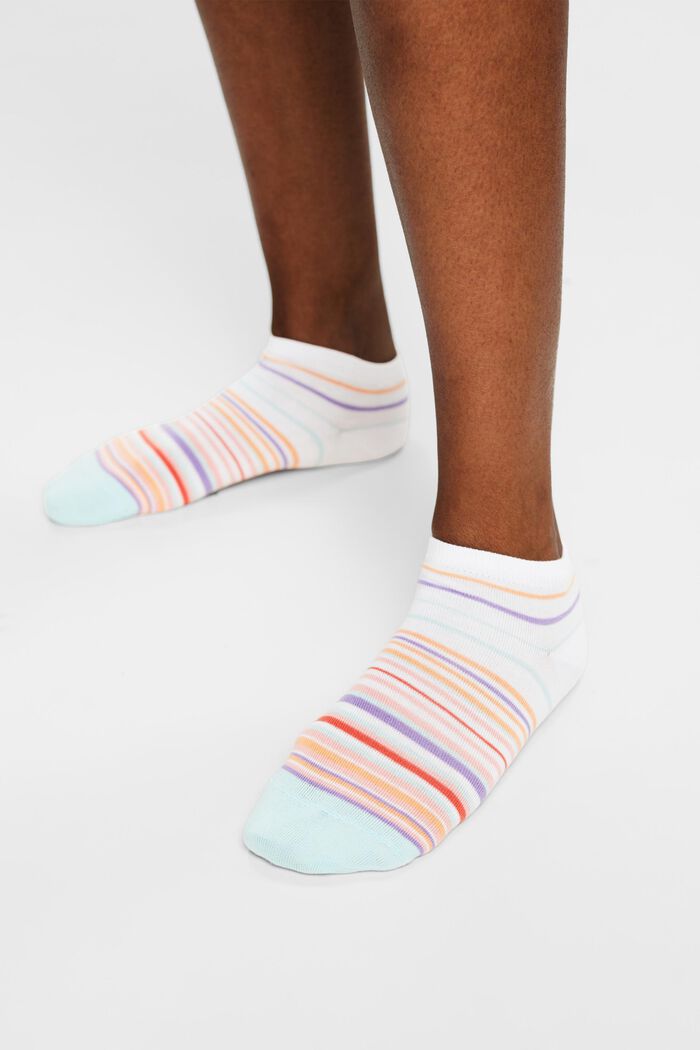 2-pak sokker i økologisk bomuld, NEW WHITE, detail image number 1