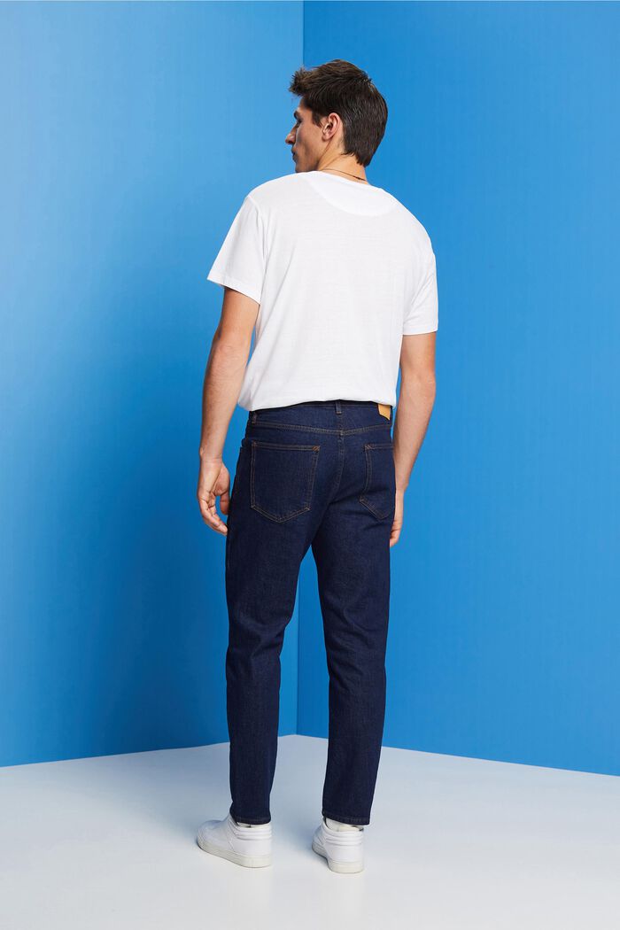 Jeans i en afslappet slim fit-pasform, BLUE RINSE, detail image number 3