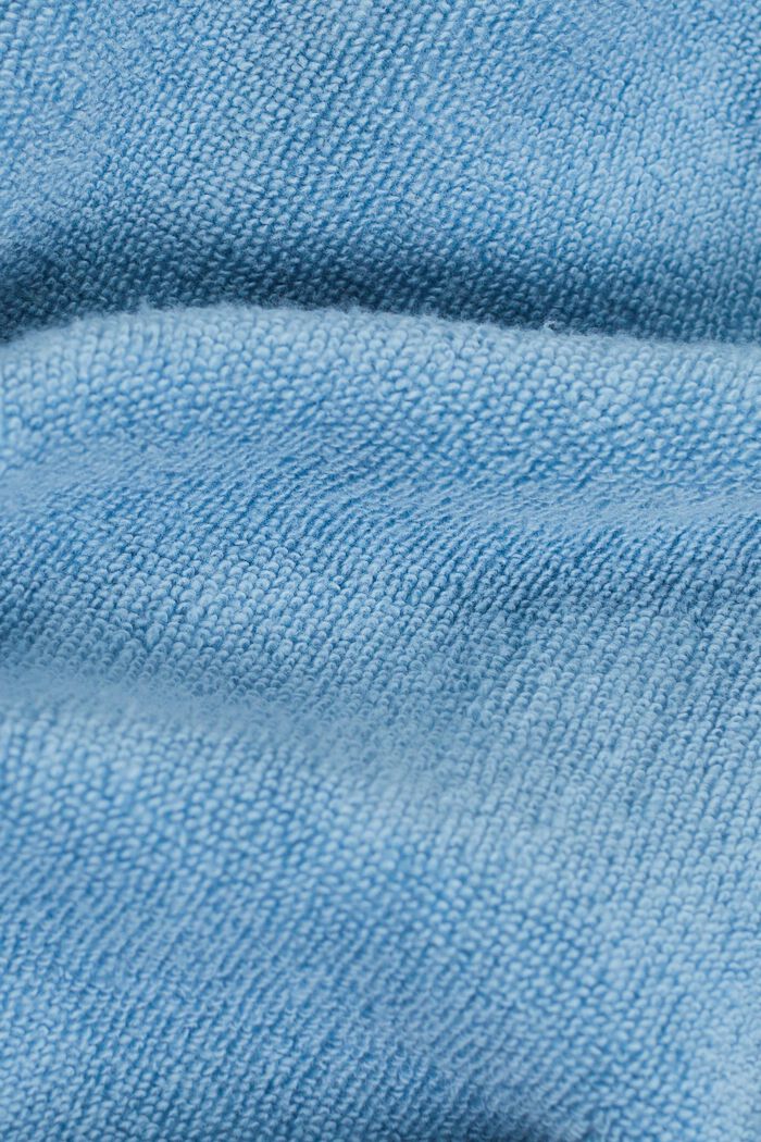 Badekåbe i frotté med stribet inderside, SKY BLUE, detail image number 4