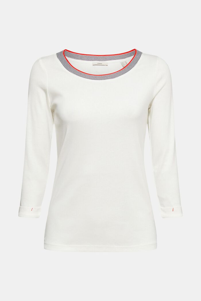 T-shirt med 3/4-lange ærmer, OFF WHITE, detail image number 8