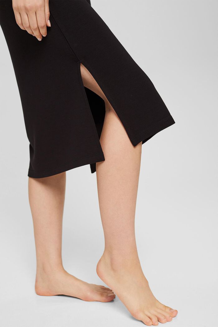 Loungewear-kjole, LENZING™ ECOVERO™, BLACK, detail image number 5