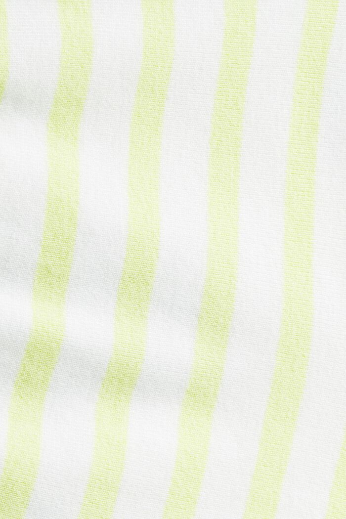 Cropped sweater-tanktop med striber, BRIGHT YELLOW, detail image number 5