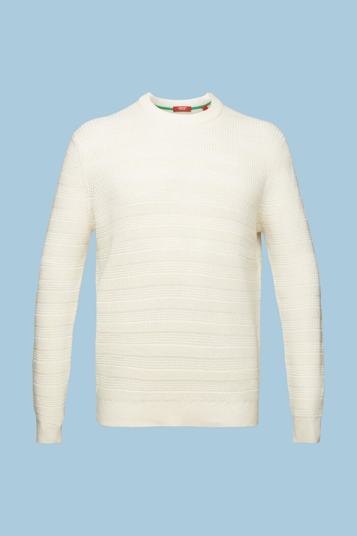 Struktureret sweater med rund hals, ICE, detail image number 6