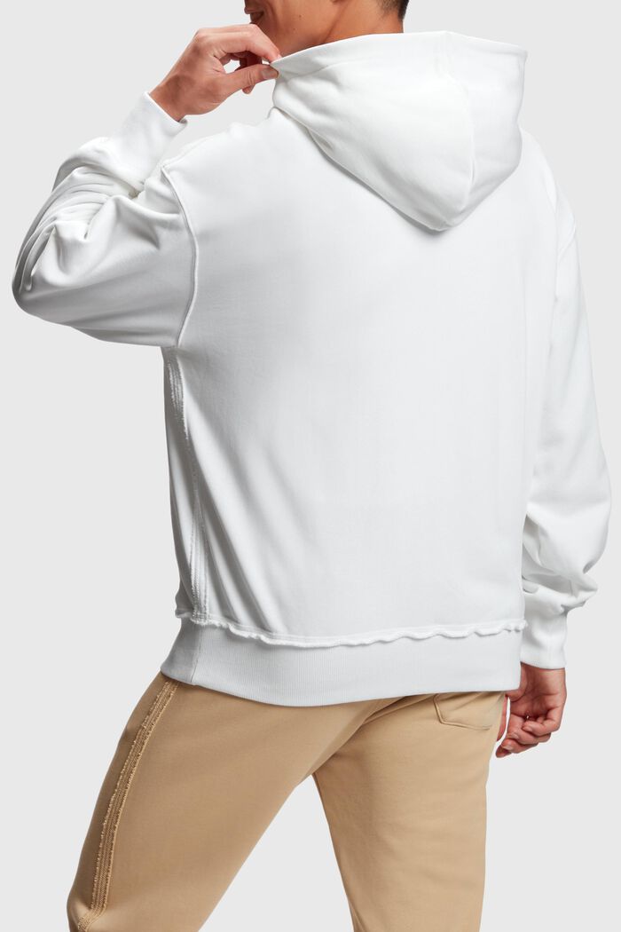 Oversized hættetrøje, WHITE, detail image number 1