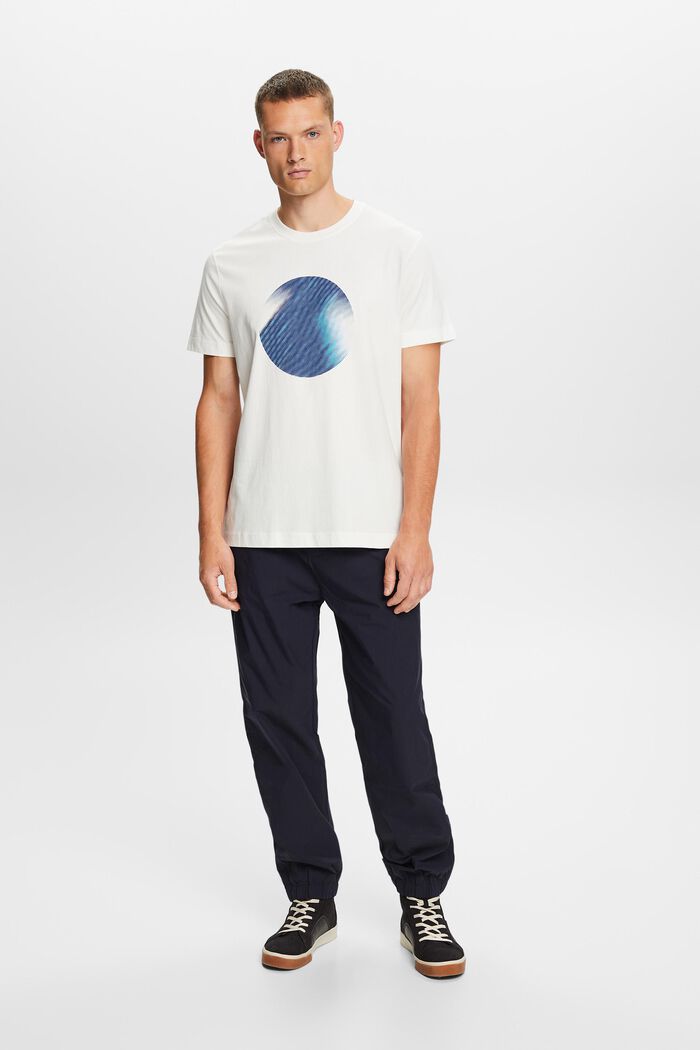 T-shirt med print på fronten, 100 % bomuld, ICE, detail image number 1