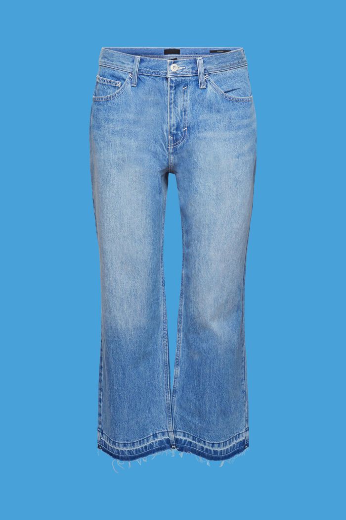 Jeans med vide, lige bukseben, BLUE LIGHT WASHED, detail image number 6