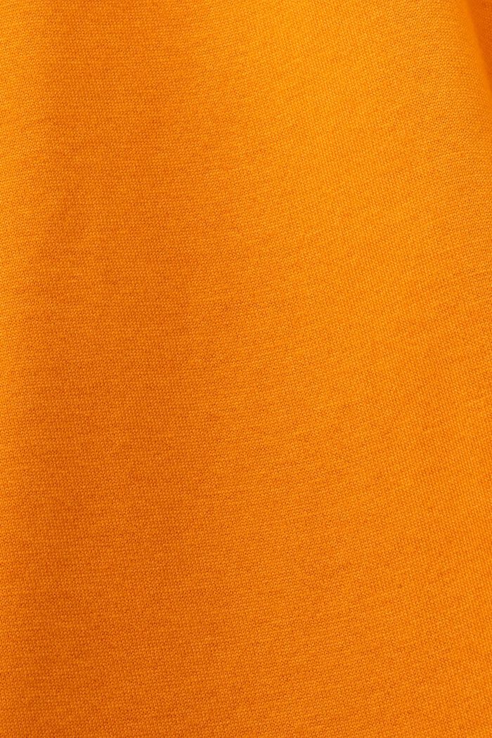 T-shirt m. rund hals, lag på lag-look, 100% bomuld, BRIGHT ORANGE, detail image number 5