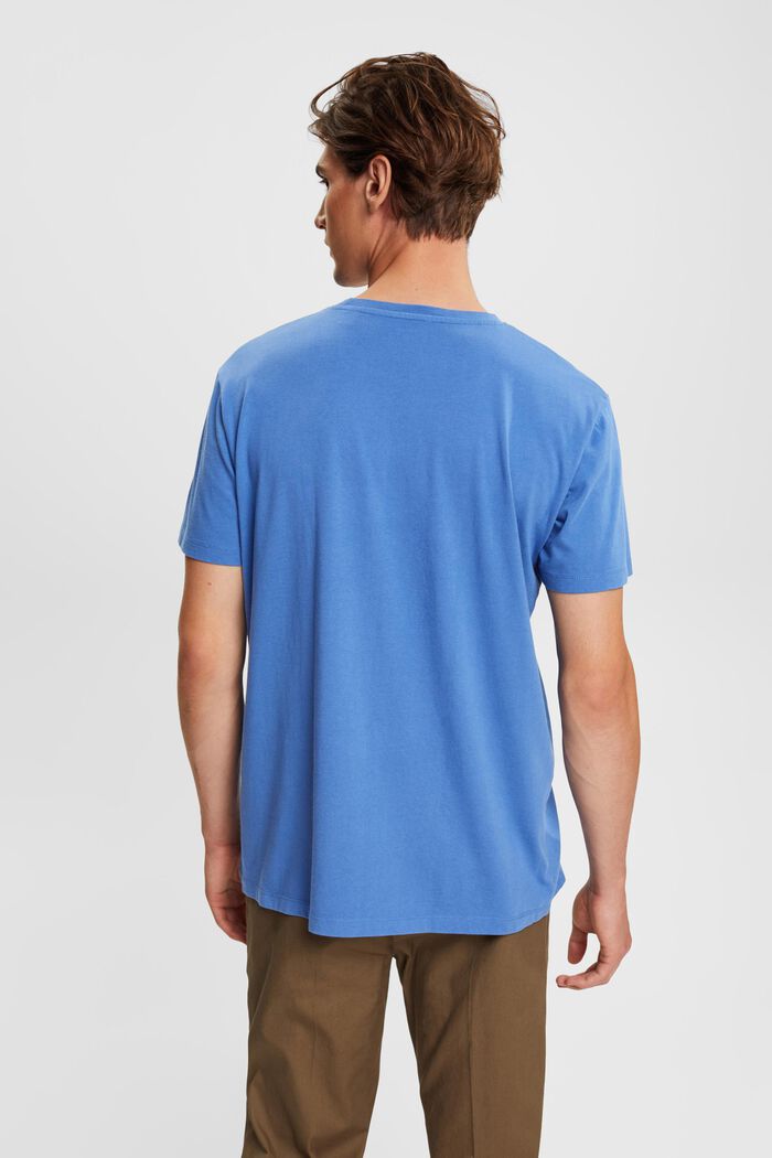 T-shirt med print, BLUE, detail image number 3