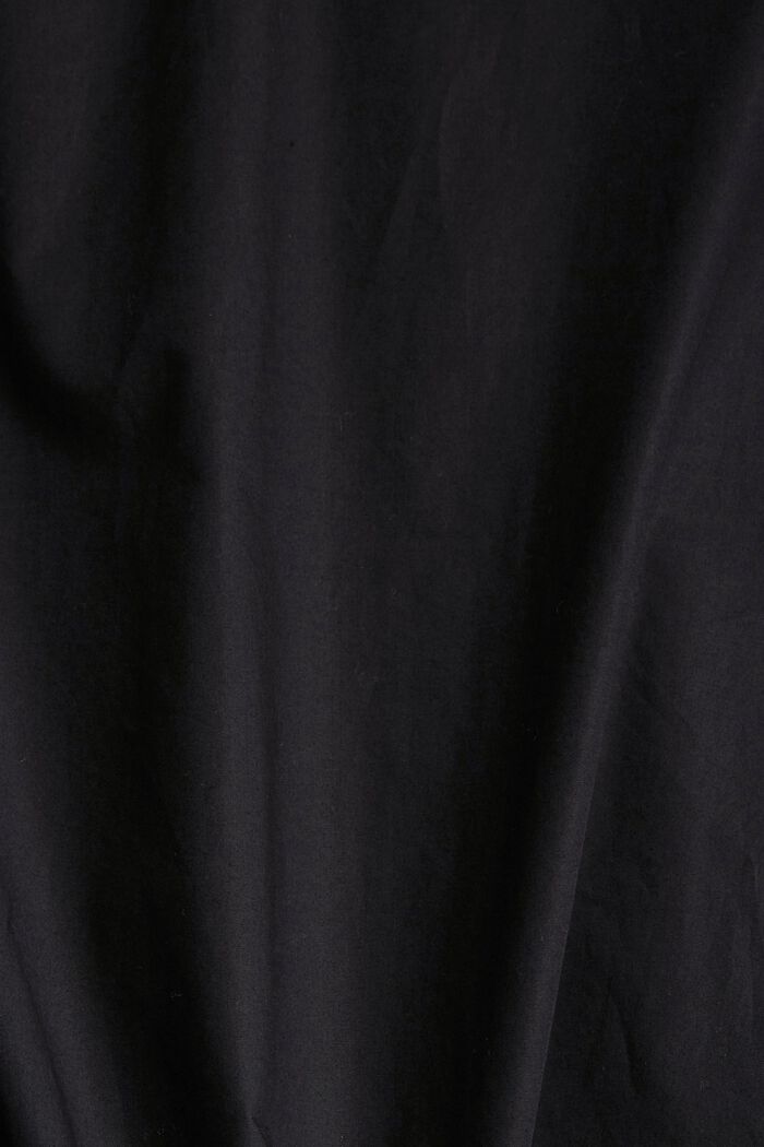 Skjortebluse af 100% bomuld, BLACK, detail image number 4