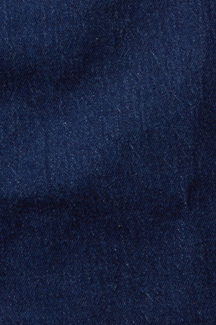 Genanvendt: Mininederdel i denim, BLUE DARK WASHED, detail image number 6