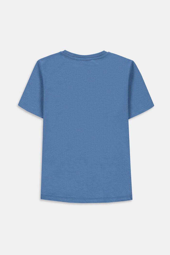 T-shirt med print, 100% bomuld, LIGHT BLUE, detail image number 1
