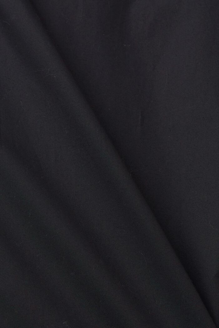 Button down-skjorte i bomuld, BLACK, detail image number 4