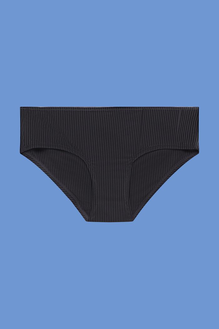 Af genanvendte materialer: hipster-shorts af mikrofiber, DARK GREY, detail image number 4