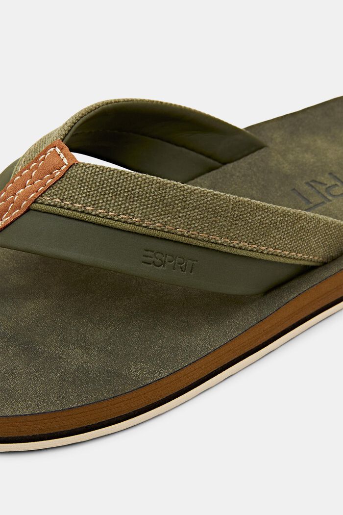 Strand-slippers, KHAKI GREEN, detail image number 3