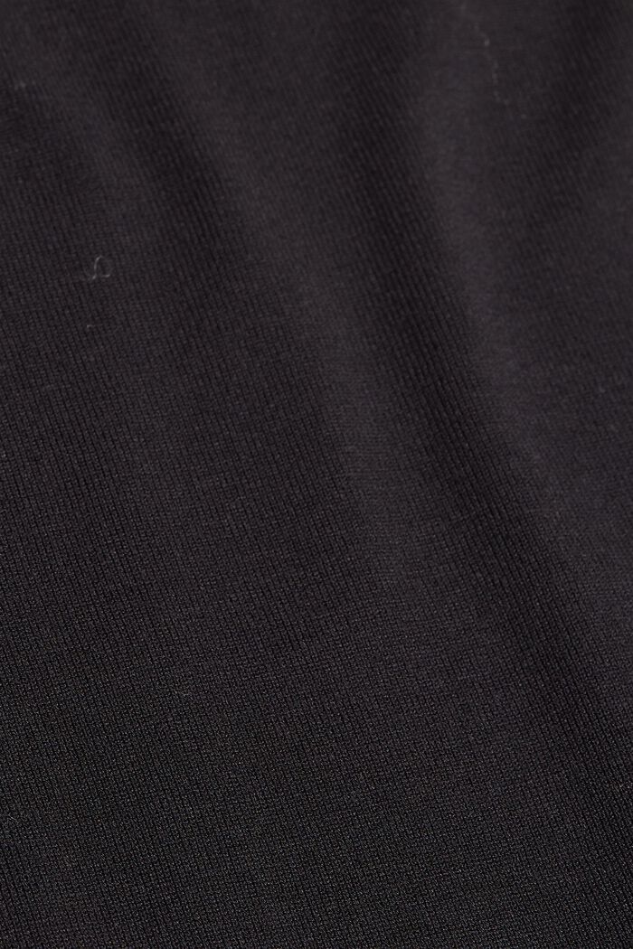 Strikkjole med LENZING™ ECOVERO™, BLACK, detail image number 1