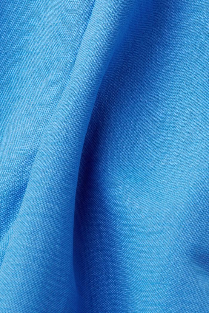Pull on-bermudashorts med bindebælte, BRIGHT BLUE, detail image number 6