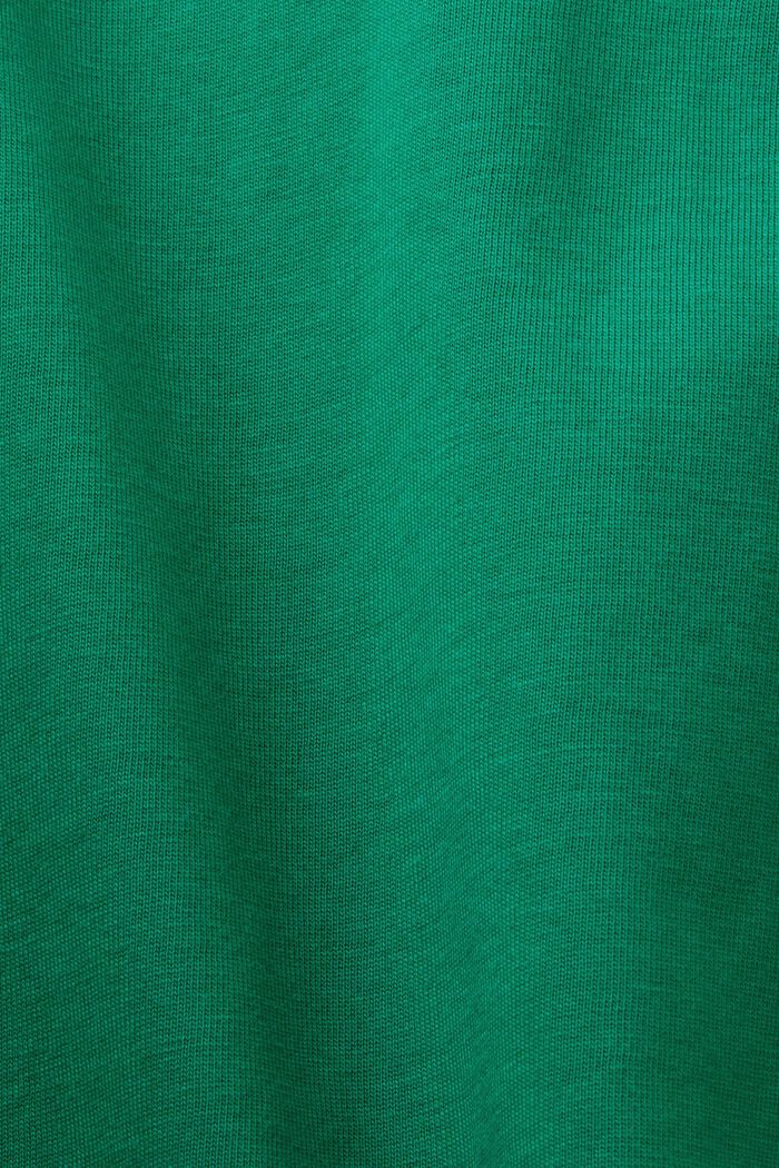 T-shirt i bomuldsjersey med print, DARK GREEN, detail image number 5