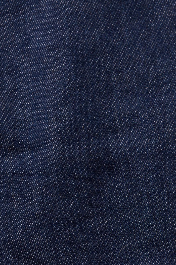 Slim jeans med ægkant og mellemhøj talje, BLUE RINSE, detail image number 6
