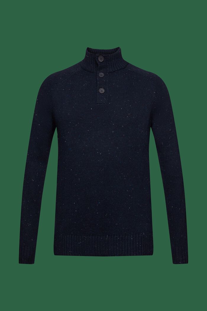 Nopret troyer-pullover, PETROL BLUE, detail image number 6