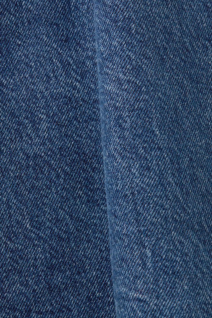 Denimskjorte med lange ærmer, BLUE MEDIUM WASHED, detail image number 4